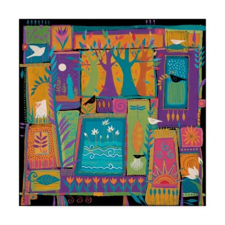 Trademark Fine Art Sue Davis 'Day Dreaming Abstract Modern' Canvas Art, 18x18 ALI44122-C1818GG